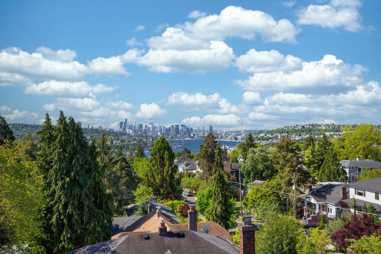 Rooftop Patio With Waterview, Private Garden & Grill 3Br 3Ba- Modern Cityscape Seattle Bagian luar foto