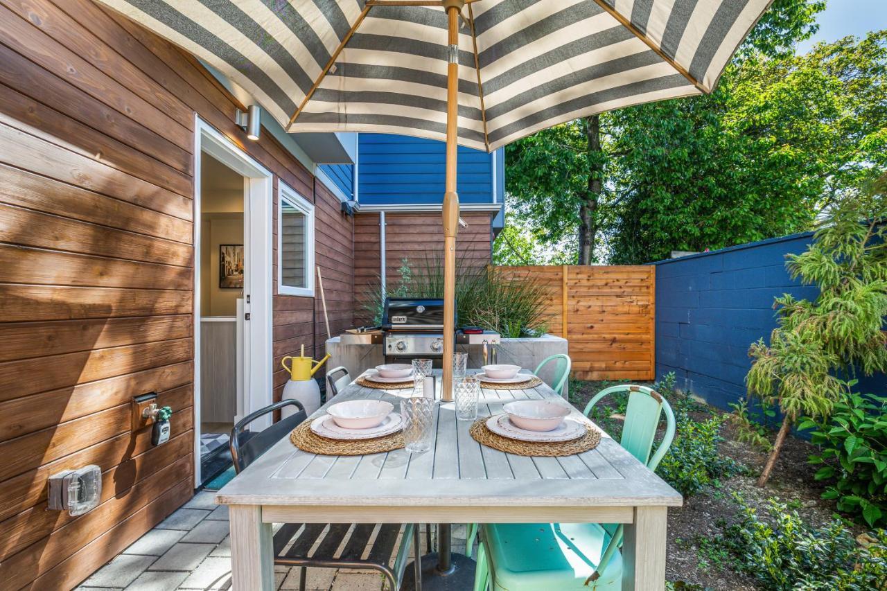 Rooftop Patio With Waterview, Private Garden & Grill 3Br 3Ba- Modern Cityscape Seattle Bagian luar foto