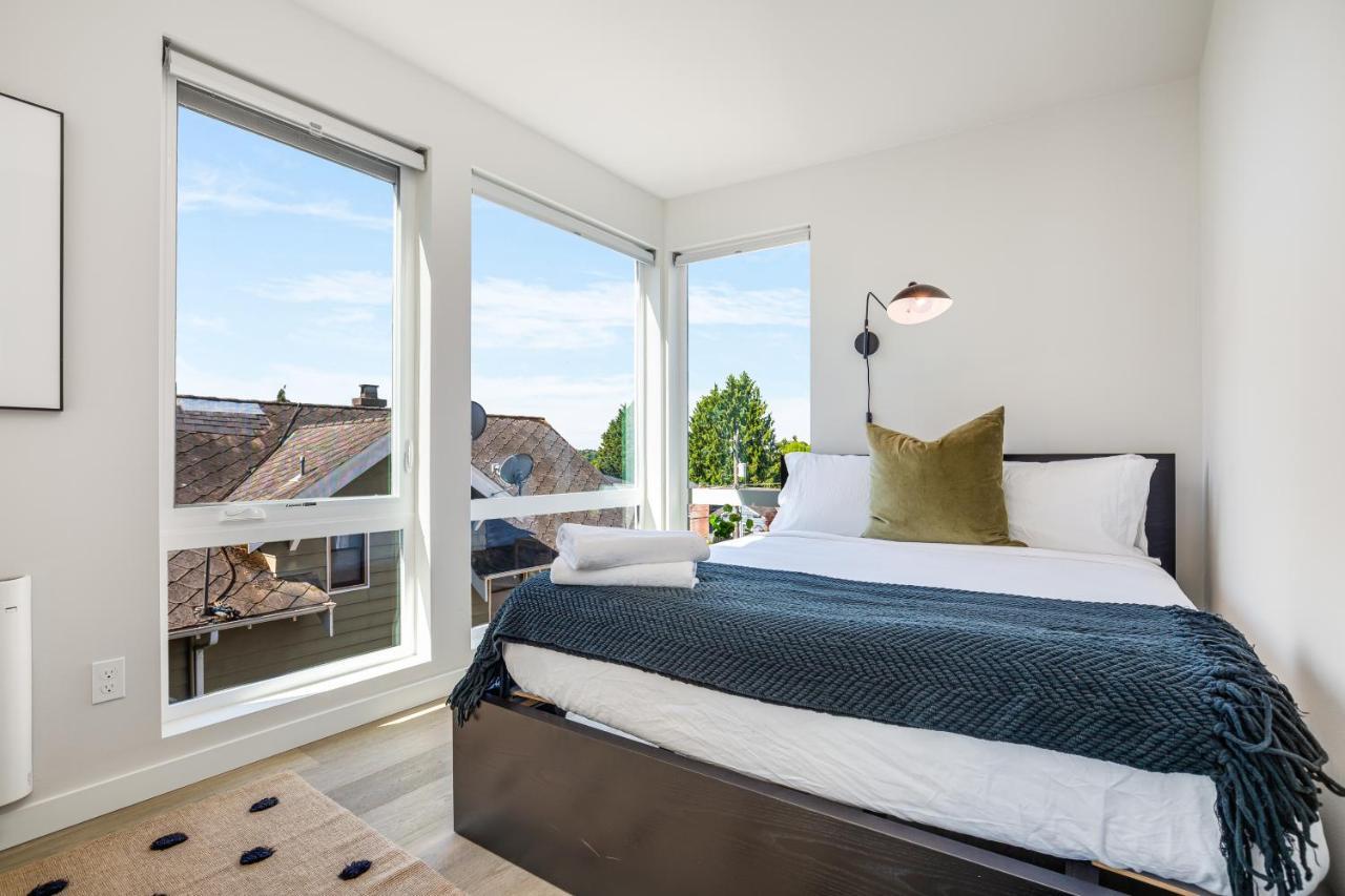Rooftop Patio With Waterview, Private Garden & Grill 3Br 3Ba- Modern Cityscape Seattle Bagian luar foto